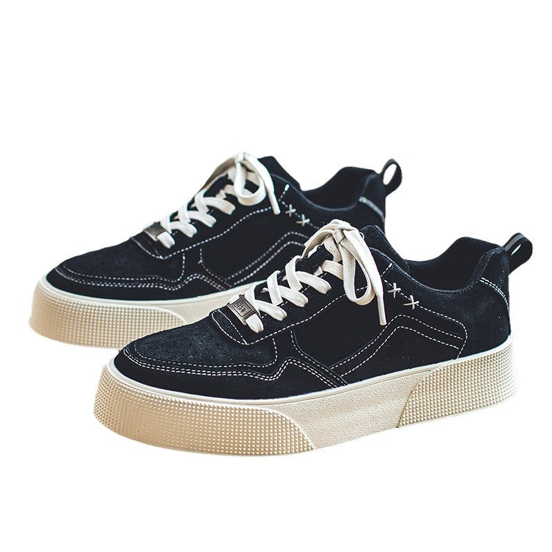 Damen Sportliche Sneakers mit hochwertiger Veloursleder-Oberfläche von EB