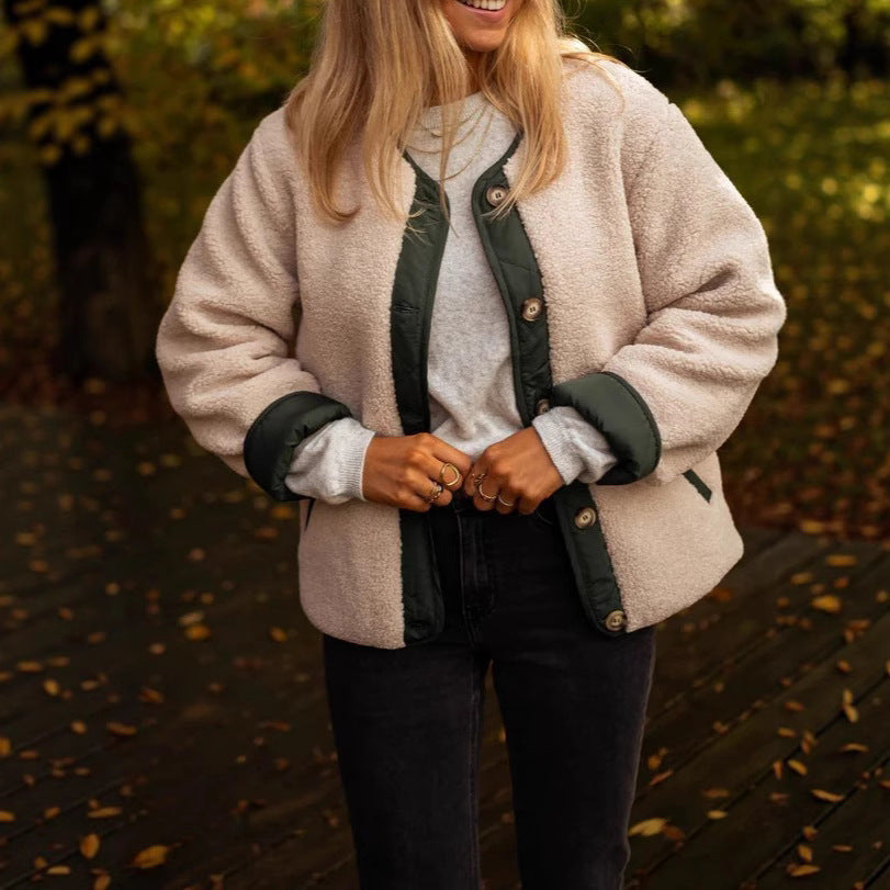 Damen Kuschelige und stylische Fleecejacke EB