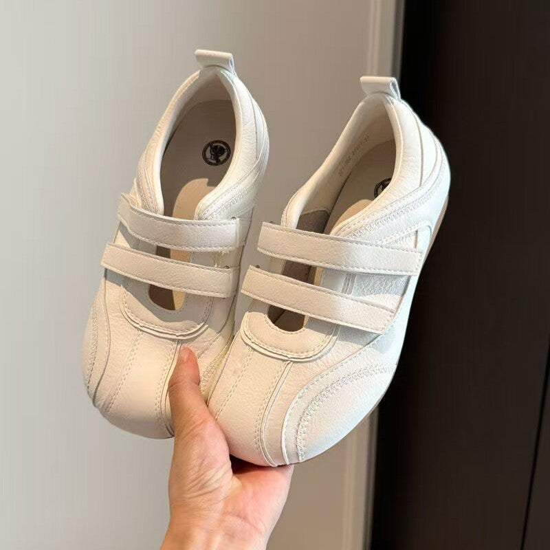 Damen Komfortable Freizeitschuhe mit verstellbaren Riemen EB