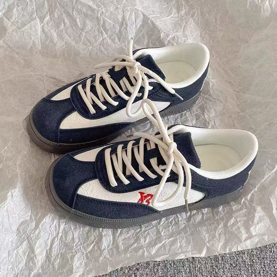 Damen Sportliche Sneaker mit weichem Veloursleder und dämpfendem Sohlenprofil EB