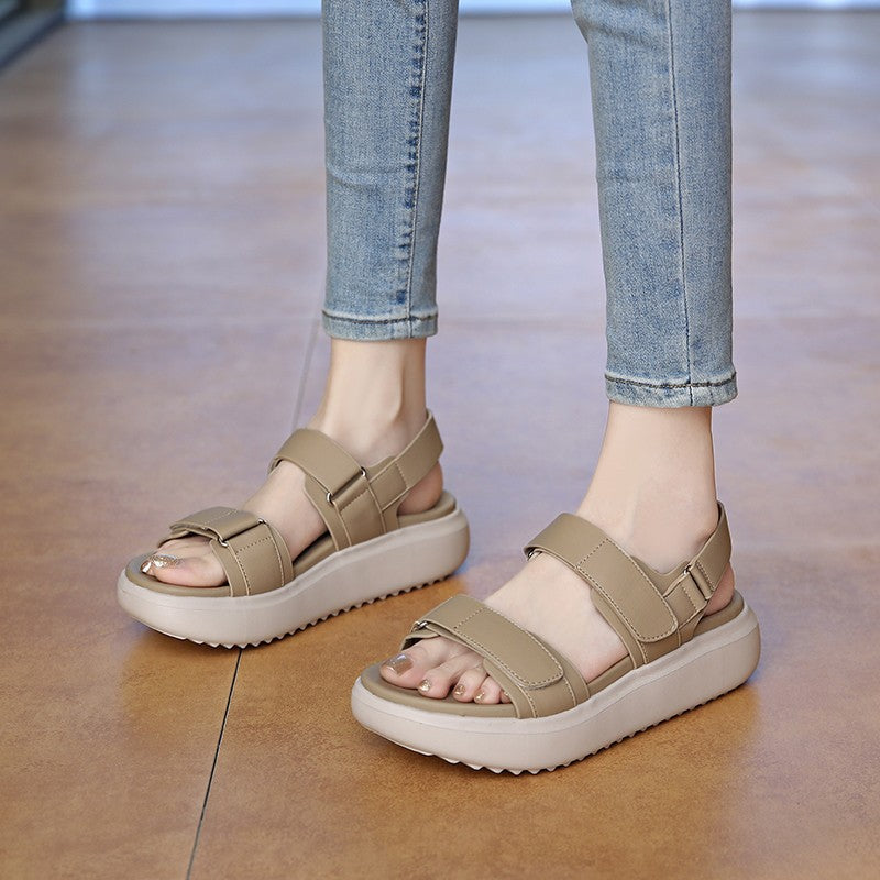 Damen Plattform-Sandalen EB