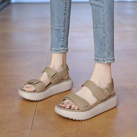 Damen Plattform-Sandalen EB