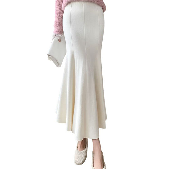 Damen Eleganter, ausgestellter Maxirock aus leichtem Material EB