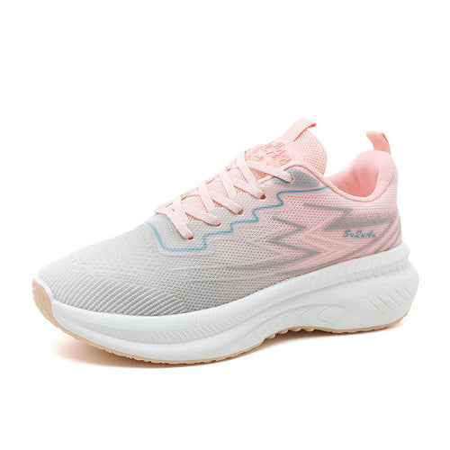 Damen Sportliche Laufschuhe mit atmungsaktivem Mesh-Obermaterial und dämpfender Sohle EB