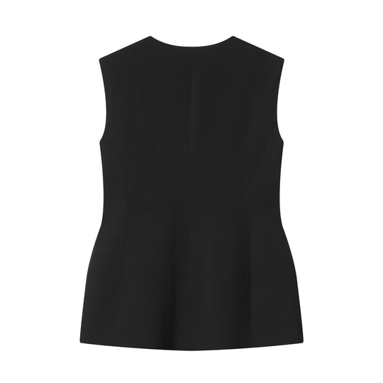 Damen elegante ärmellose Bluse EB