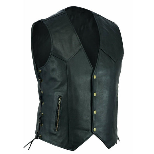 Herren elegante weste mit seitlichen Taschen und praktischen Verschluss EB