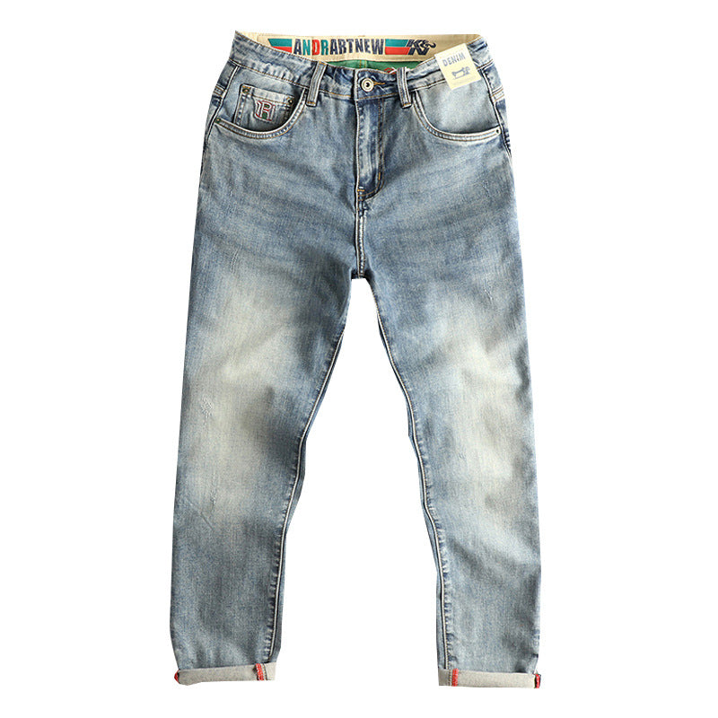 Damen Slim-Fit Jeans mit modischem Destroyed-Look und praktischem Umschlag EB