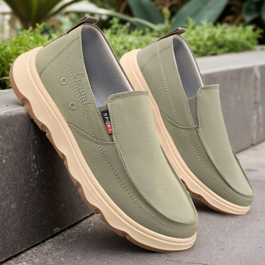 Damen Bequeme Slip-On Freizeitschuhe EB