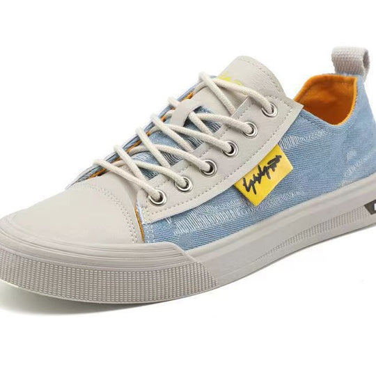 Damen Sportliche Canvas-Sneaker mit atmungsaktiver Zehenkappe und flexibler Laufsohle EB