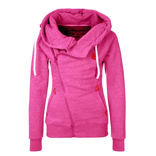 Damen gemütlicher Lagenlook Pullover mit hohem Kragen EB