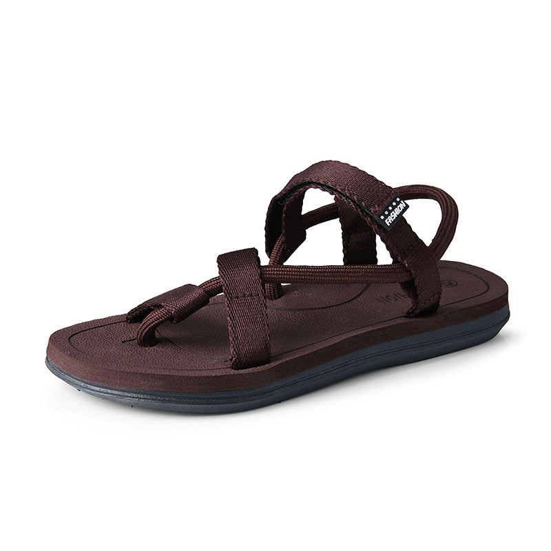 Damen Bequeme Outdoor-Sandalen mit verstellbaren Riemen und rutschfester Sohle EB