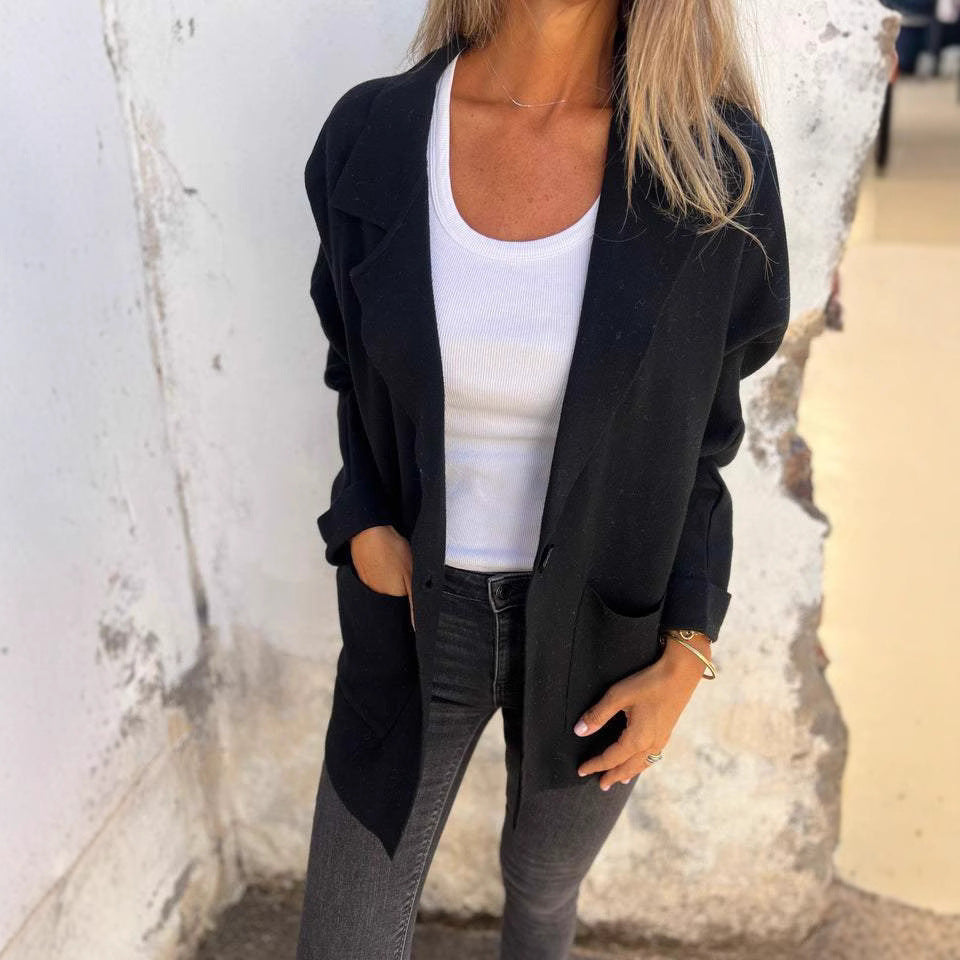 Damen modische Oversized Blazer EB