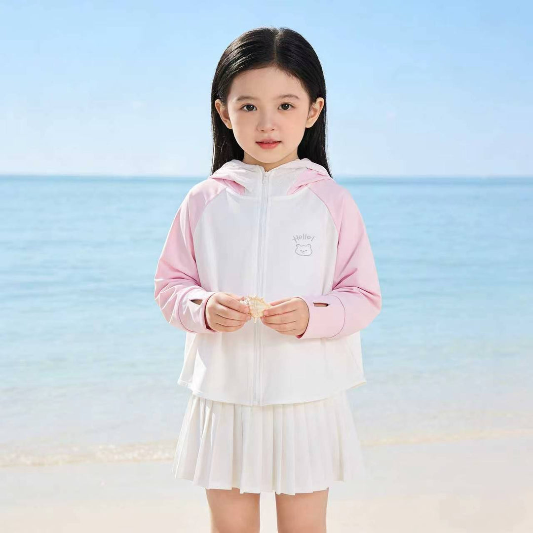 Damen Sommerliche UV-Schutzjacke mit Kapuze EB