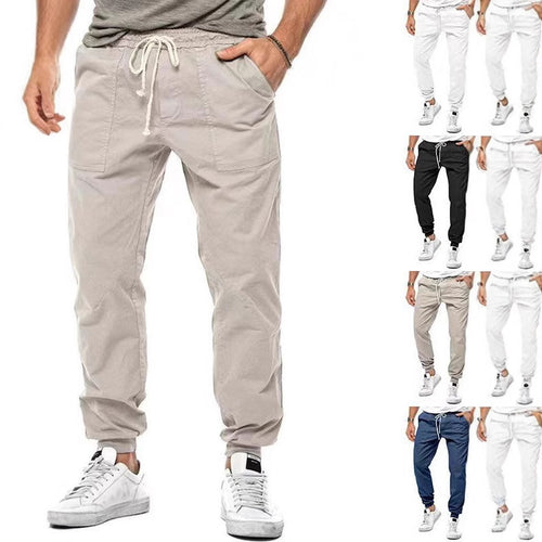 Herren Cargo-Jogginghose mit elastischem Bund und praktischen Taschen EB