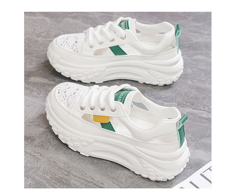 Damen Sportliche Sneaker mit luftiger Netzstruktur und extra hohem Komfort EB