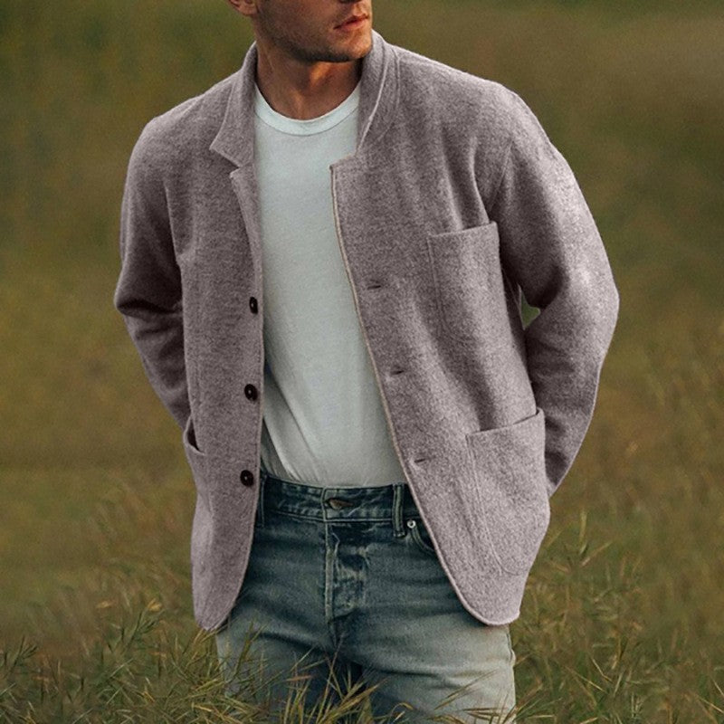 Herren lässige Strickjacke EB