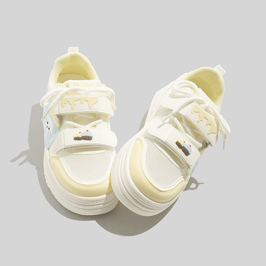 Damen Sneakers mit niedlichem Tiermotiv und ergonomischem Design EB