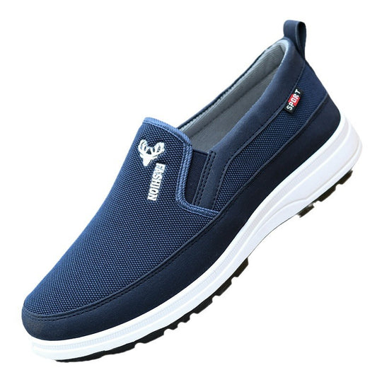 Damen Bequeme Slip-On Freizeitschuhe mit atmungsaktivem Obermaterial EB