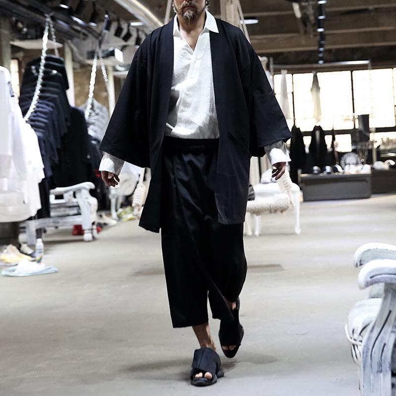 Damen Kimono-Jacke mit modernen Schnitt und praktischen Taschen EB