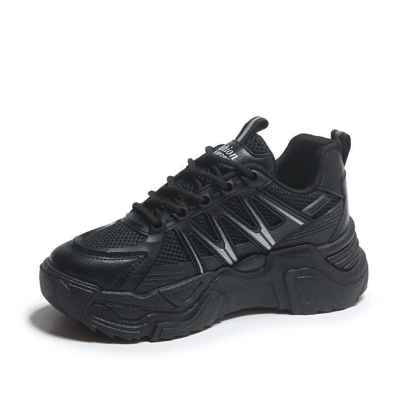 Damen Sportliche Chunky Sneakers mit atmungsaktiver Mesh-Oberfläche EB
