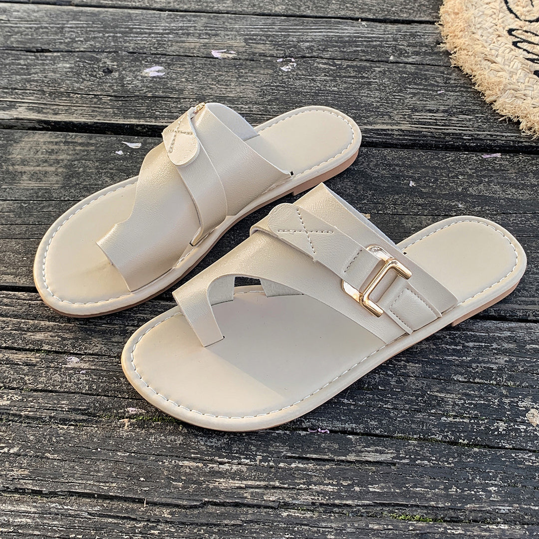 Damen Elegante und komfortable Freizeit-Sandalen mit Verzierung EB