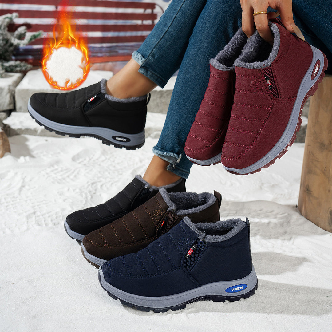 Damen Gemütliche Warmfutter-Stiefel im modernen Design EB