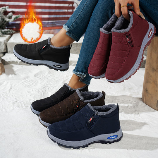 Damen Gemütliche Warmfutter-Stiefel im modernen Design EB