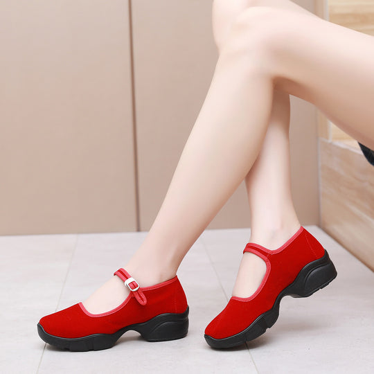 Damen Komfortable und elegante Mary Jane Schuhe mit stylishen Details EB