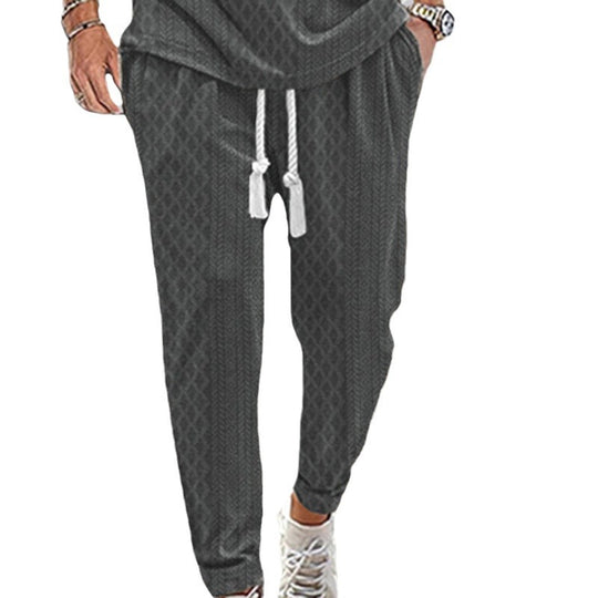 Herren Stylish Freizeit-Hose mit elastischem Bund und praktischen Taschen EB