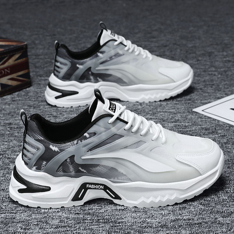 Damen Sportliche Sneakers mit atmungsaktiver Oberflächenstruktur und dämpfender Sohle EB