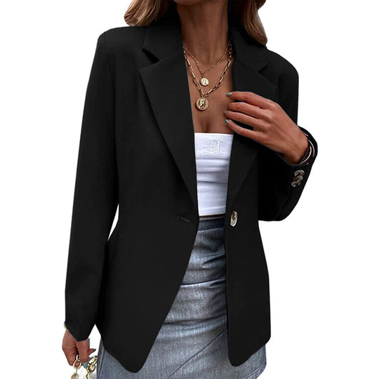 Damen Eleganter Blazer mit schmalem Schnitt und hochwertigen Details EB