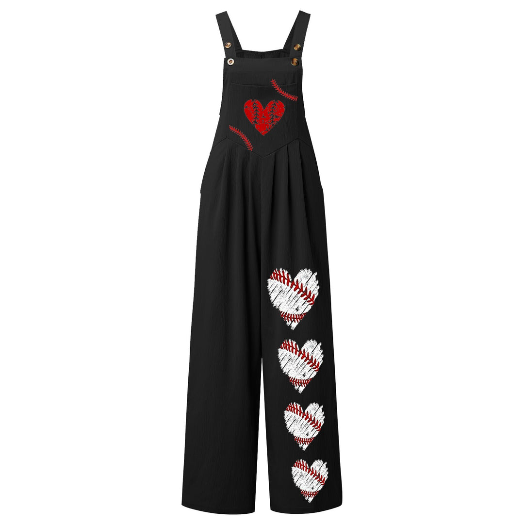 Damen Latzhose mit einzigartigem Herz-Motiv EB