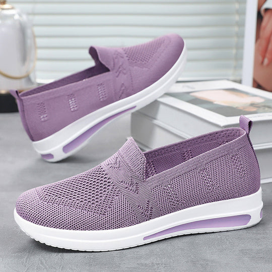 Damen Atmungsaktive und flexible Slip-On Sportschuhe mit innovativer Sohle EB
