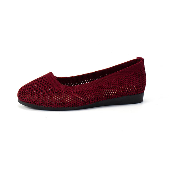 Damen bequeme Slipper aus atmungsaktivem Netzmaterial mit rutschfester Sohle EB