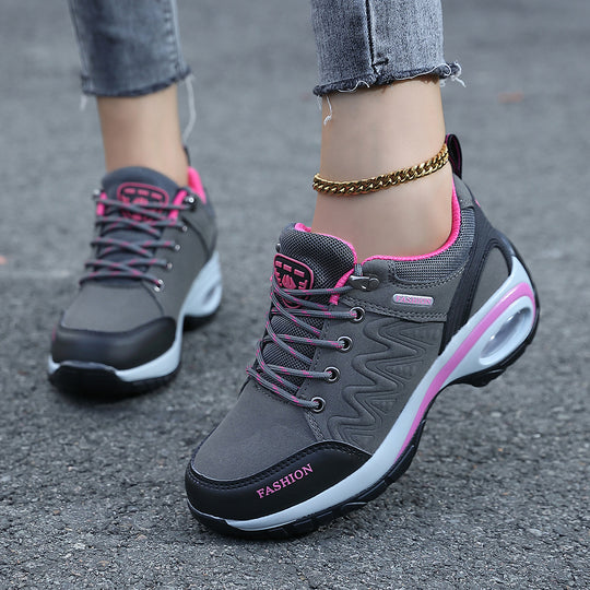 Damen Sportliche Dämpfungssneakers mit atmungsaktivem Obermaterial EB