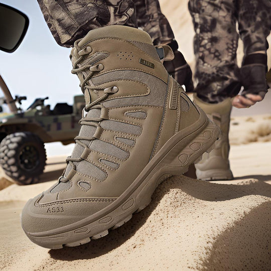 Herren Multifunktionale Trekkingstiefel mit rutschfester Sohle und hohem Knöchelschutz EB