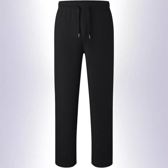 Damen nan fließende High-Waist Palazzo-Loungehose aus leichtem Jersey mit Elastikbund und praktischen Eingrifftaschen EB