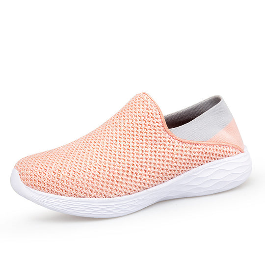 Damen Atmungsaktive Slip-On Sneakers mit flexiblem Design EB