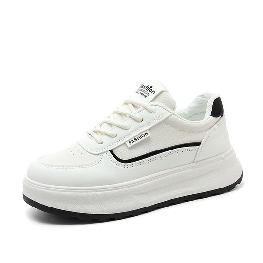 Damen modische Plateau-Sneaker mit bequemer Dämpfung und schickem Design EB