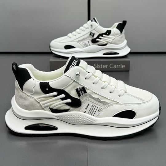 Damen Sportliche Dämpfungssneakers mit luftiger Struktur und ergonomischer Sohle EB