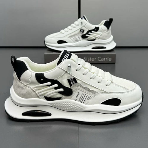Damen Sportliche Dämpfungssneakers mit luftiger Struktur und ergonomischer Sohle EB