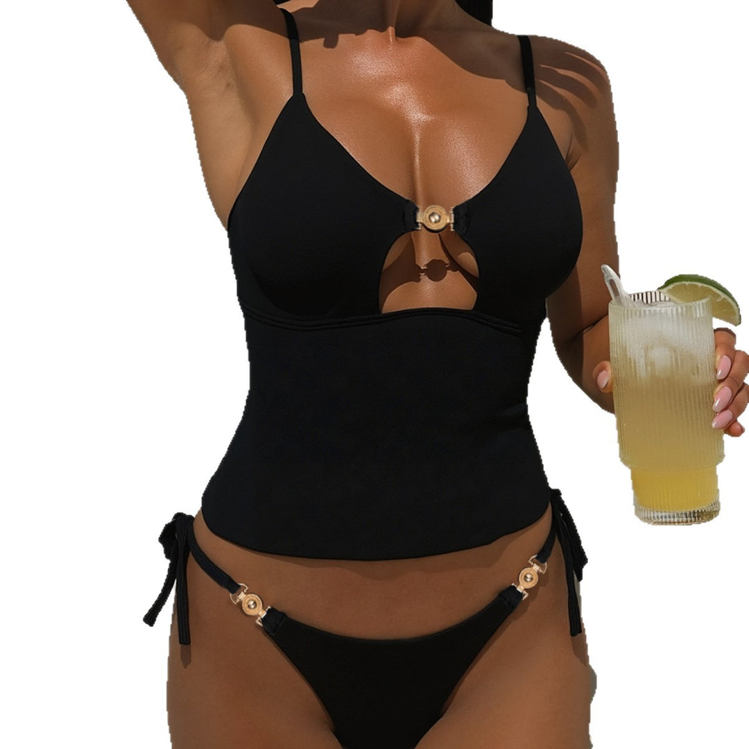 Damen Zweiteiliges Bade-Set mit modischem Cut-Out EB
