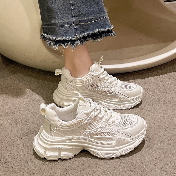 Damen Sportliche Sneakers mit rutschfester Sohle und atmungsaktivem Obermaterial EB