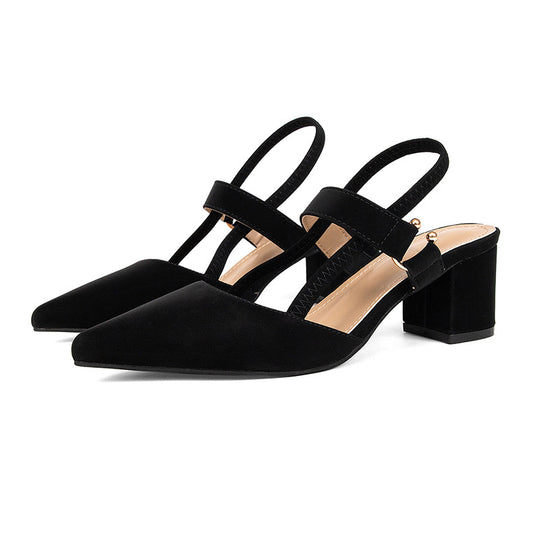 Damen Slingback-Pumps mit elegantem Design und stabilen Blockabsätzen EB