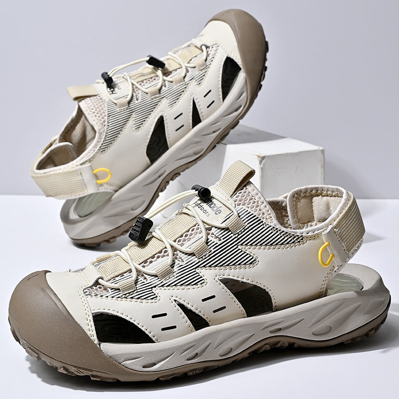 Damen Sportliche Sandalen mit rutschfester Sohle und anatomischer Fußbettung EB