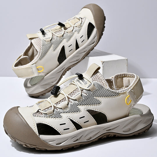 Damen Sportliche Sandalen mit rutschfester Sohle und anatomischer Fußbettung EB
