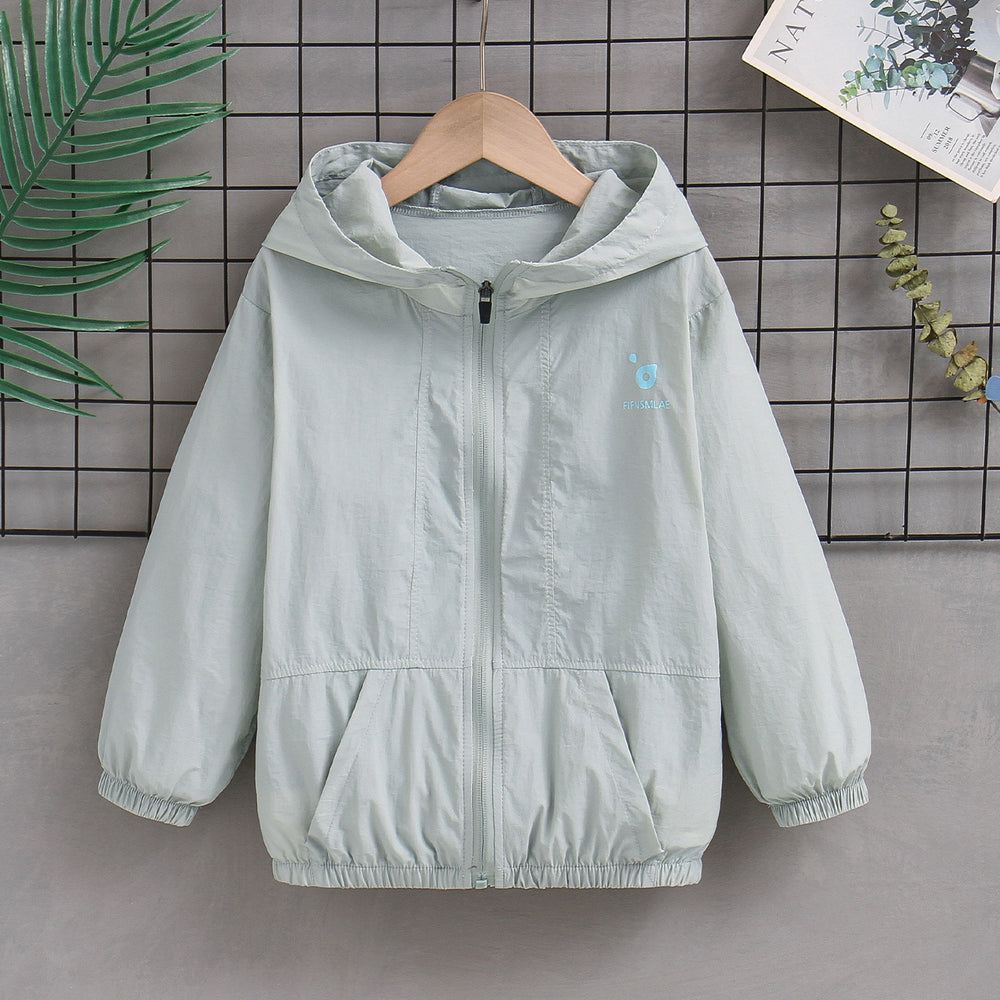 Damen nan ultraleichte Windbreaker Jacke mit Kapuze und elastischen Bündchen R&B