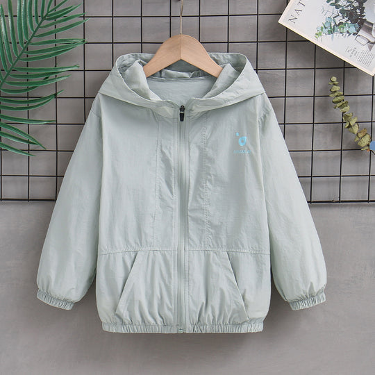 Damen nan ultraleichte Windbreaker Jacke mit Kapuze und elastischen Bündchen R&B