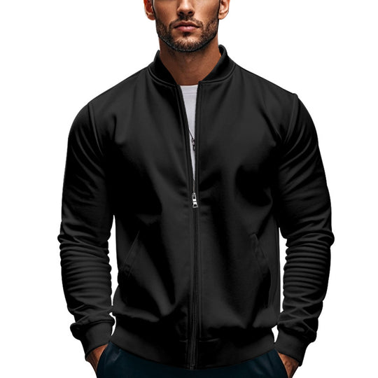 Herren Sportliche Bomberjacke mit hochschließendem Kragen und praktischen Taschen EB