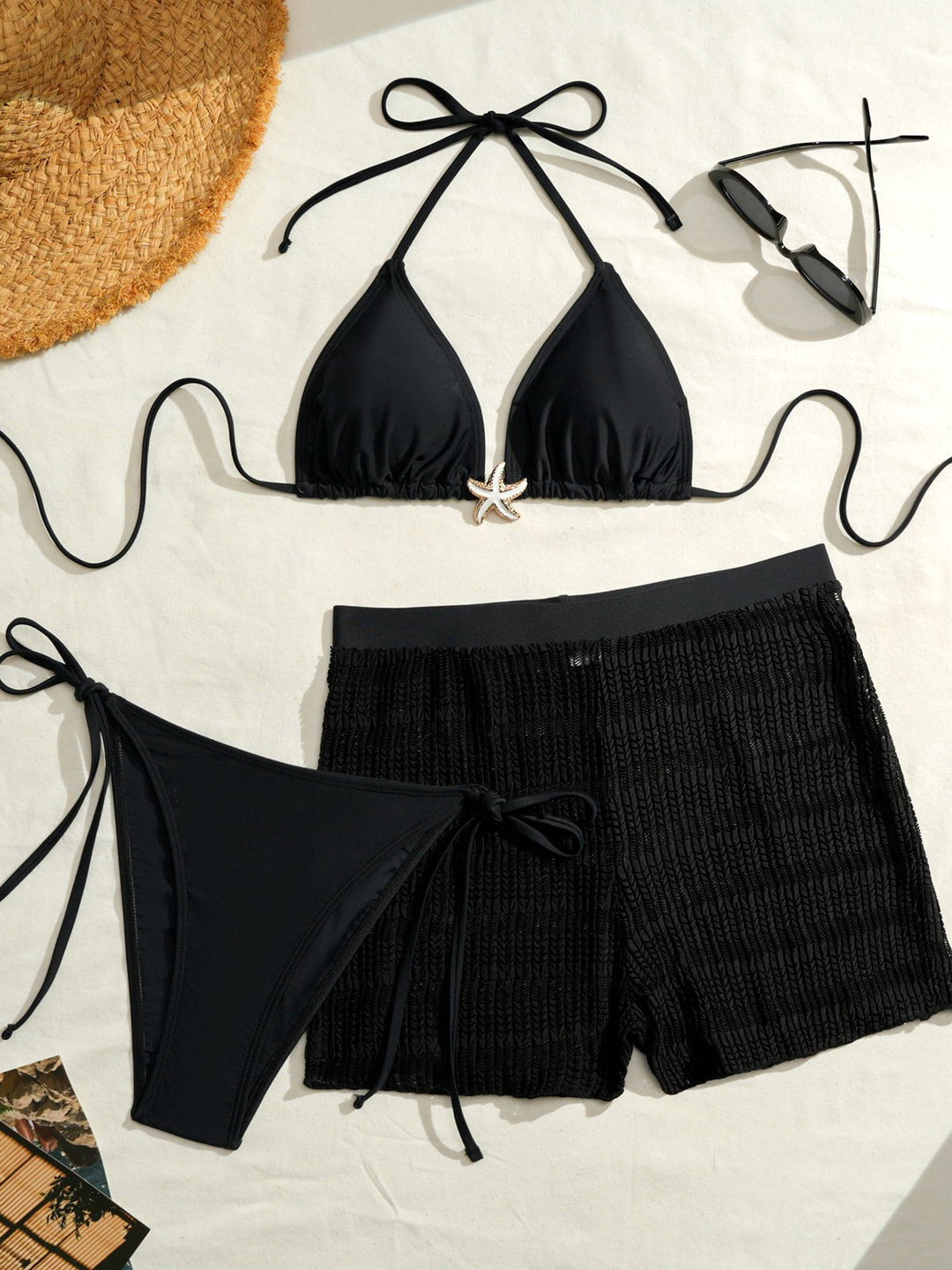 Damen Bikini-Set mit verstellbarem Oberteil und komfortablem Hosenrock EB